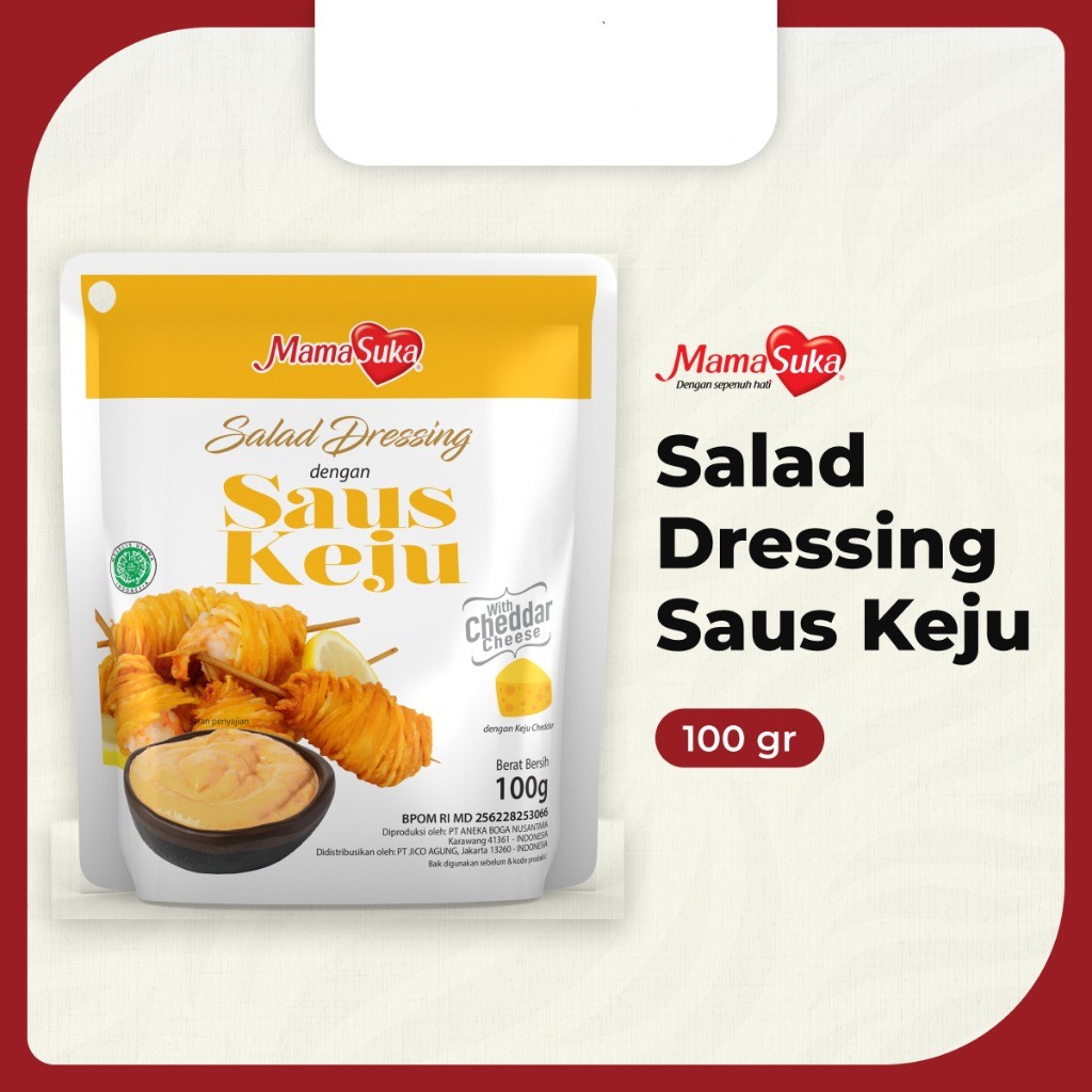 

✨ TOMOTOSTORE ✨ MAMASUKA Salad Dressing Saus Keju 100 gr