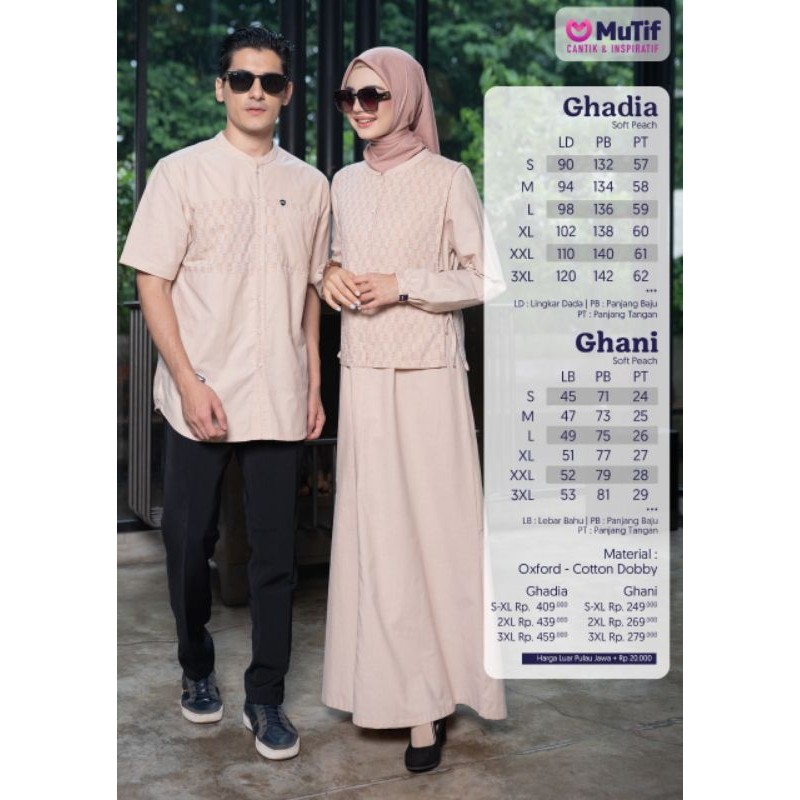 Couple Mutif Terbaru | Mutif Gamis Ghadia | Mutif Koko Ghani | Gamis Mutif Terbaru | Koko Mutif Leng