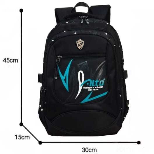 TAS RANSEL Sekolah Anak SD SMP SMA Alto Original Tas Gendong Tas Punggung Back Pack Tas Hitam