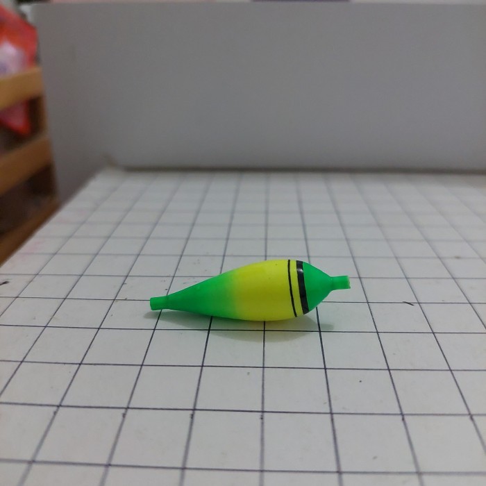 Pelampung Floater Styrofoam Pancing Micro Fishing Kumbul Gabus Bolong - Hijau, 2