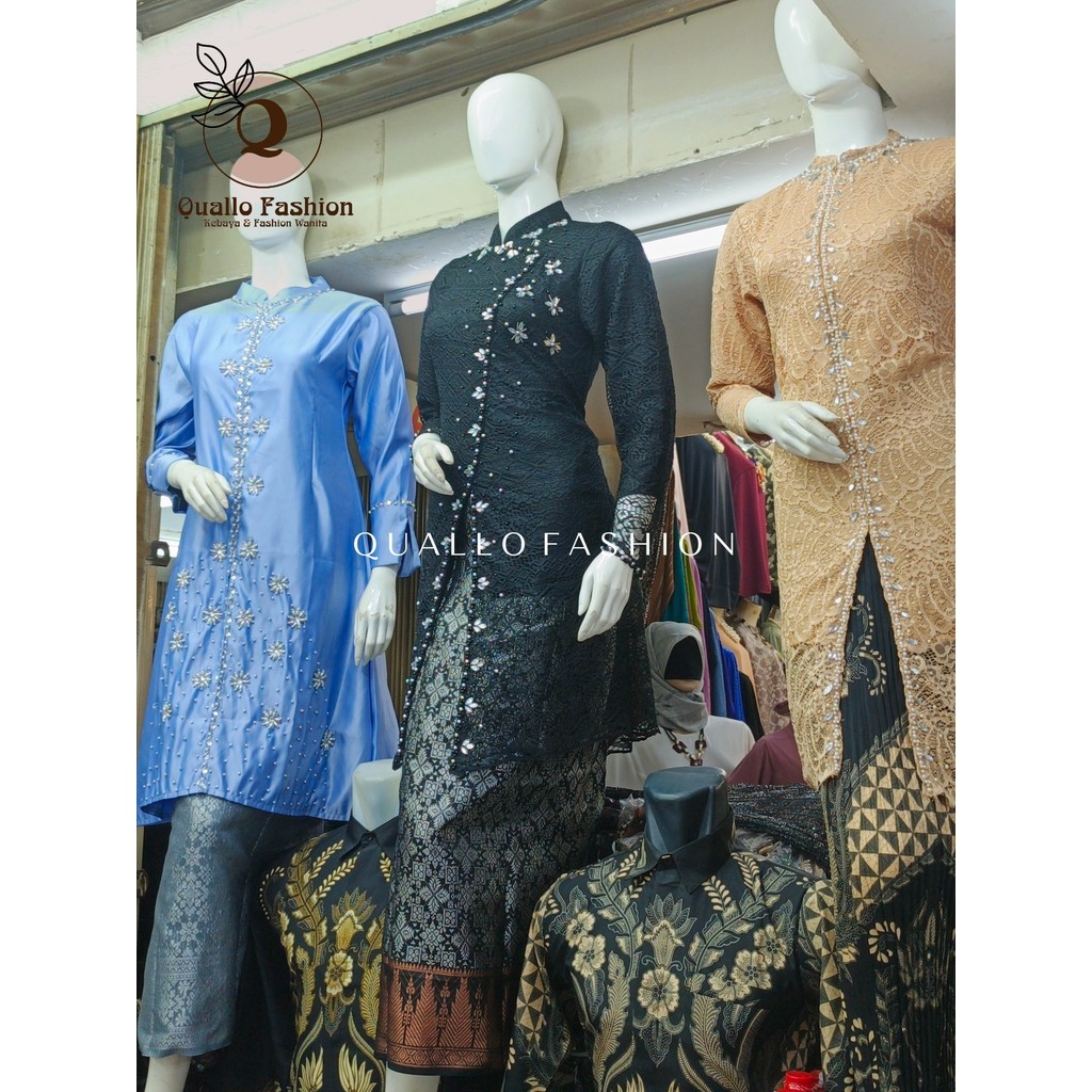 TERLARIS Feeza Set Kebaya Brokat Nagita Kebaya Modern Kebaya Ibu Besan Kebaya kondangan Kebaya