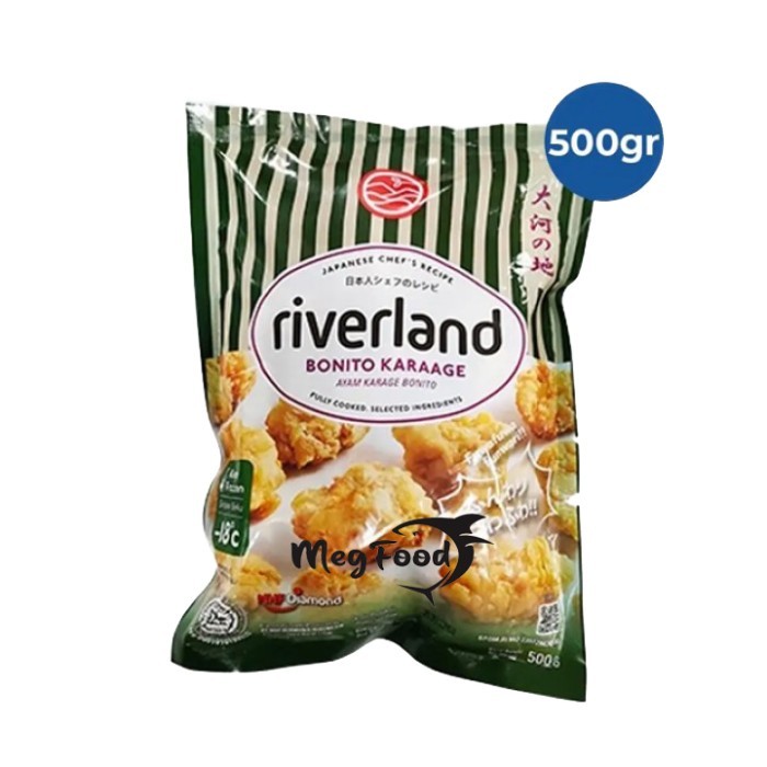 

Riverland Chicken Bonito Karaage | Ayam Goreng Karage Ala Jepang 500 Gr