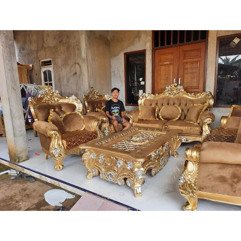 Kursi Tamu Sofa Jati Ukir,Kursi Tamu Sofa Mewah,Kursi Sofa Kayu Jati