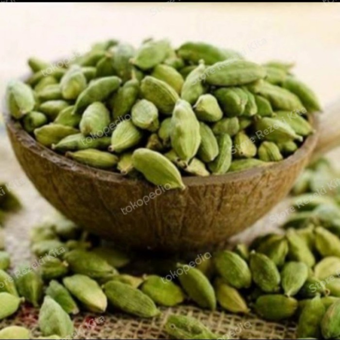 

Kapulaga Hijua Arab India 250 Gram Green Cardamom 250 Gram