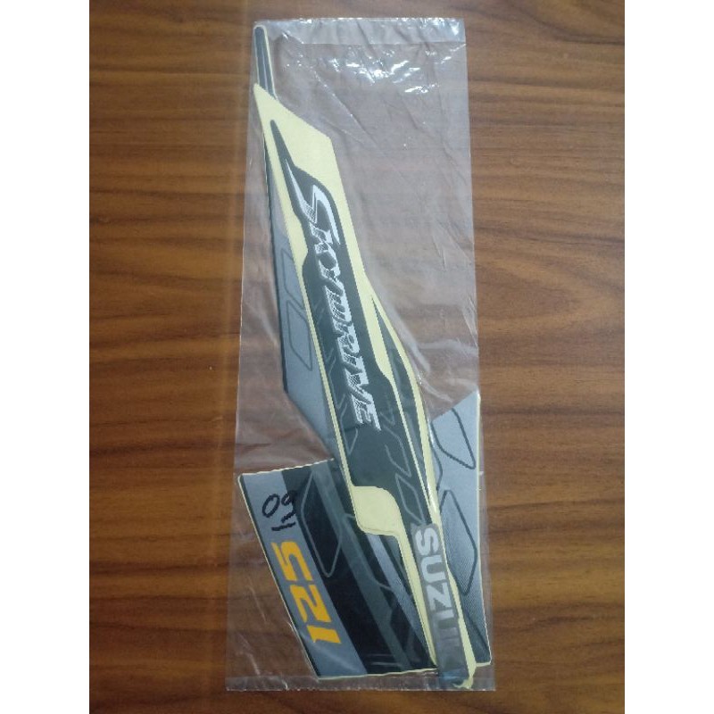 striping sticker Suzuki SKYDRIVE 2008 2009 hitam skydrive