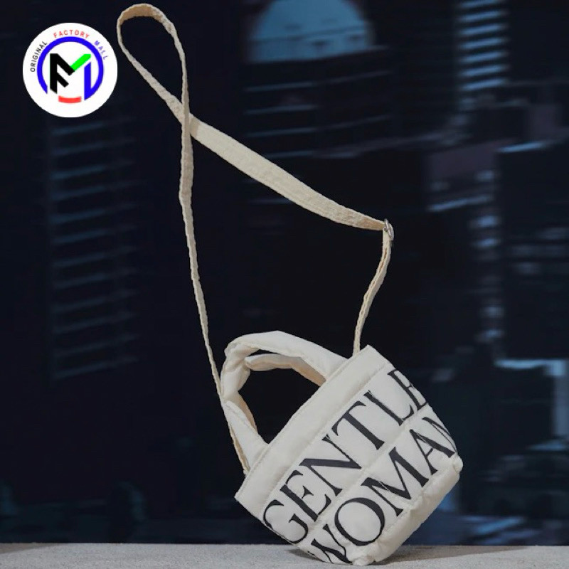 Gentle Woman Criminal Micro Puffer Cream Tote Bag Original
