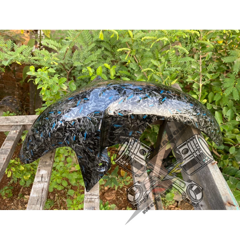 spakbor vixion full carbon forged biru karbon Wtp