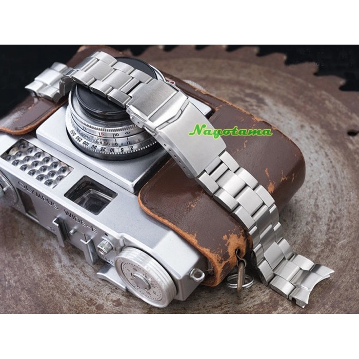 20mm Rantai MILTAT Super 3D Oyster for Seiko SARB017 -- V-claps Buckle