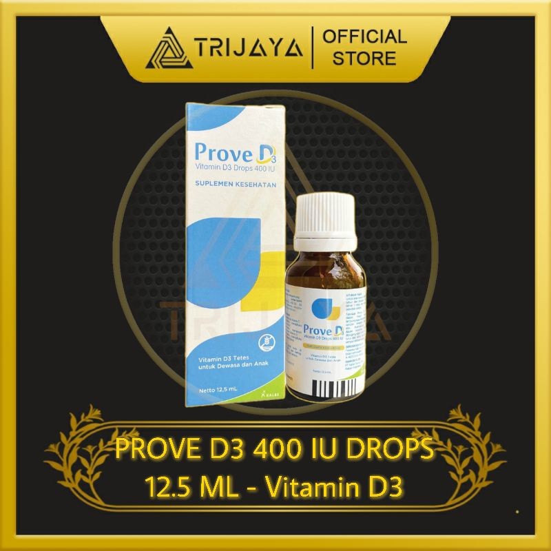 PROVE D3 400IU TETES - PROVE D3 DROP 400 IU DROPS / VITAMIN D3 BPOM KALBE
