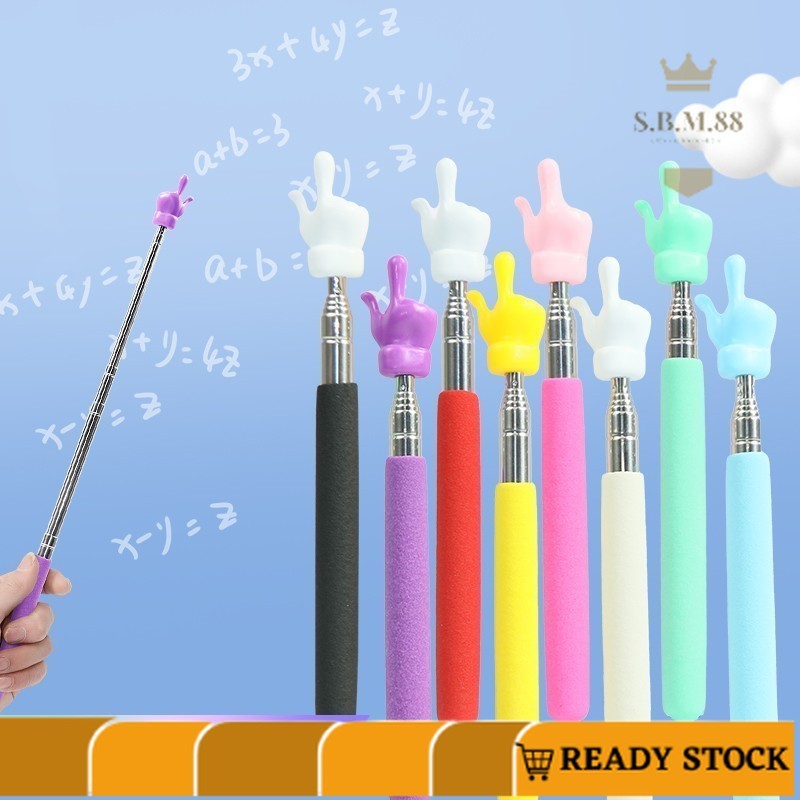 

SM88-A112-Tongkat penunjuk whiteboard untuk guru mengajar / Tongkat penunjuk papan tulis praktis / ATK Extendable pointer teleskopik untuk mengajar kantor sekolah pelajar anak Telescopik finger reading stick