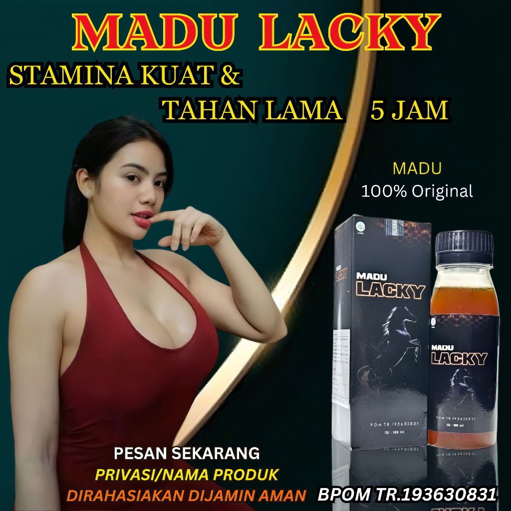 

MADU KUAT PRIA MADU LACKY PRIA STAMINA TERBAIK TAHAN LAMA Paling Ampuh 100% Original ( BPOM & Halal ) PRIVASI TERJAGA