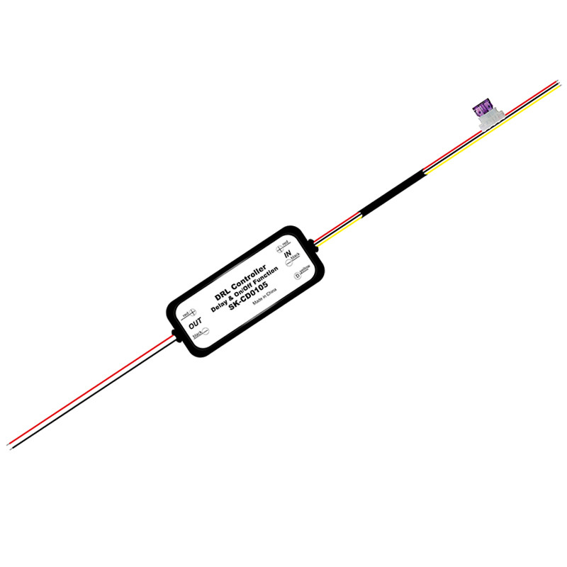 Running Light Relay Harness Dimmer with On/Off  Function 12-18V 3A Auto DRL Fog Light Controller CD0