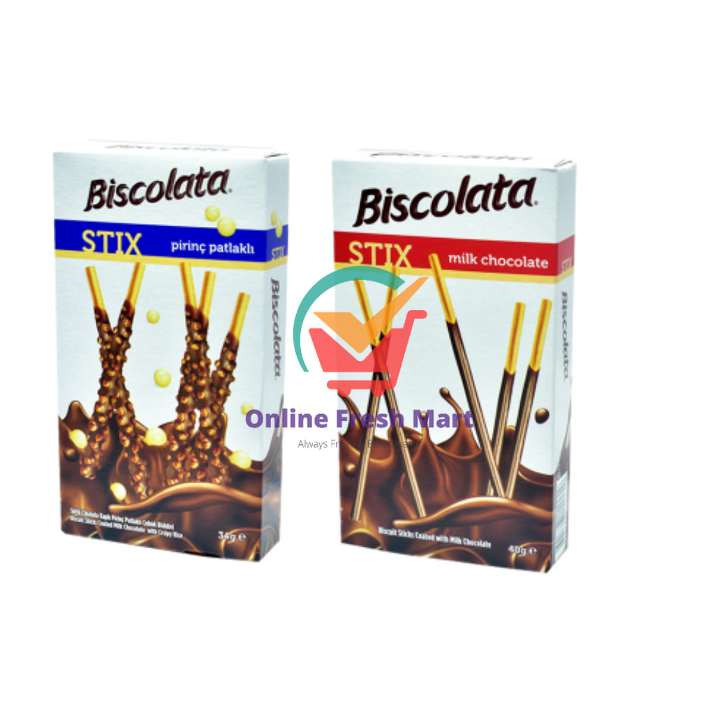 

Biscolata Stix Milk Chocolate Crispy Rice 34g - Online Fresh Mart Denpasar