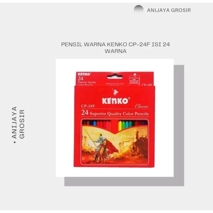 

KENKO PENSIL WARNA CLASSIC (CP-24F) Stationery