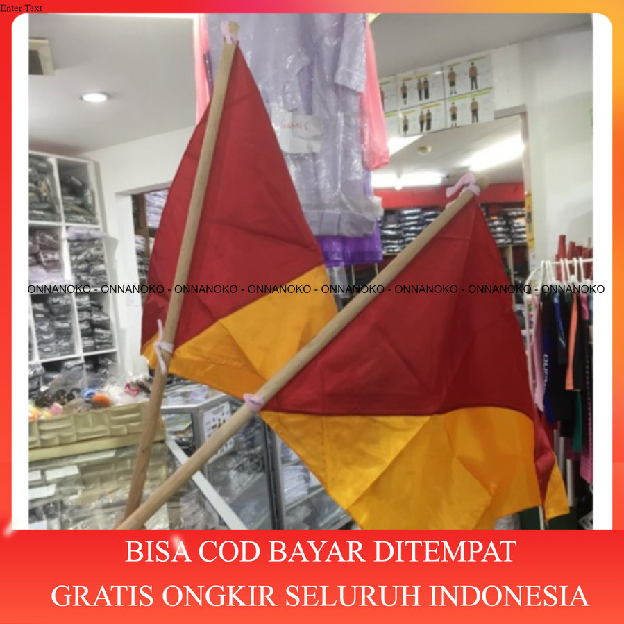 

[COD] Tongkat Semaphore Pramuka & Bendera semapur Stik Semapur Panjang 60cm ONNANOKO