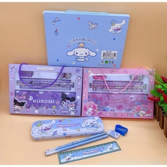 

Kotak Pensil Set / Stationery Set 6 in 1 / Alat Tulis Sekolah
