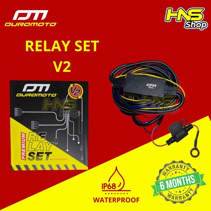 RELAY SET DUROMOTO , RELAY SET MOTOR MOBIL , RELAY SET LAMPU PREMIUM