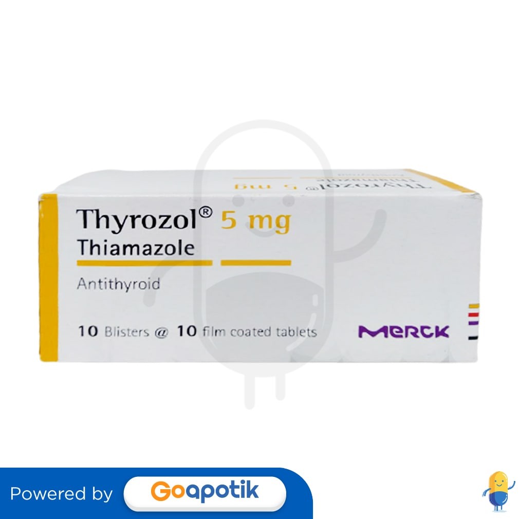 Thyrozol 5 Mg Box 100 Tablet / Hipertiroid
