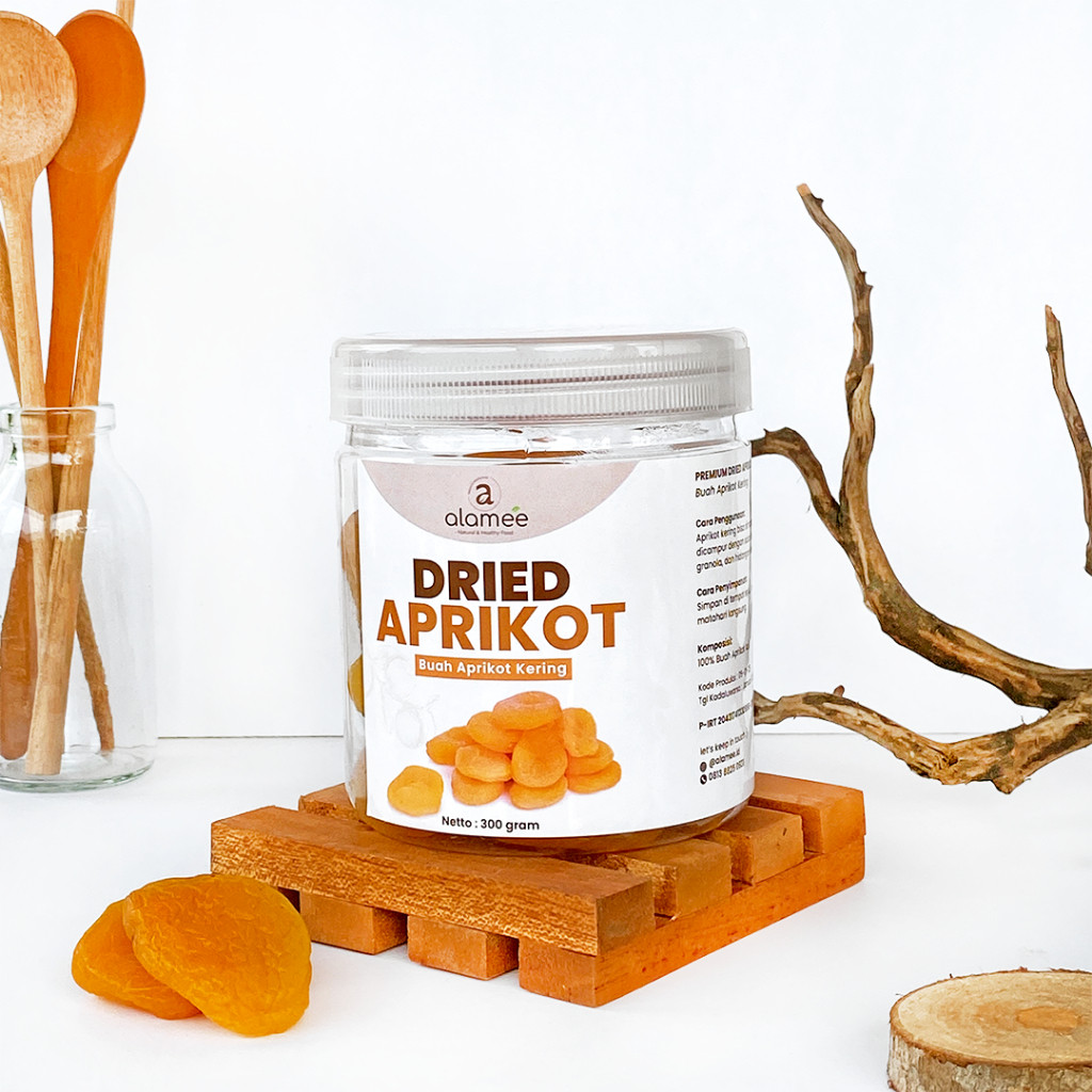 

ALAMEE Aprikot Kering Buah Aprikot Dried Fruit Cemilan 300gr