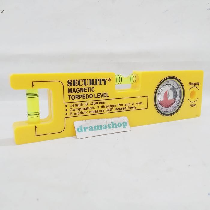 NASAA Water Pass Waterpass Kompas Busur Derajat Pengukur Kemiringan Magnet