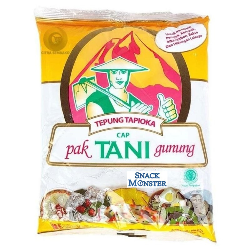 

Tepung Tapioka Cap Pak Tani Gunung - Netto 500 gr