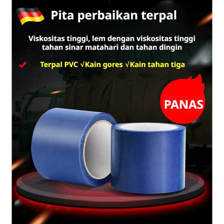 

⚡COD+pengiriman 24 jam⚡Pita perbaikan khusus terpal/pita kain tahan air lengket pita perbaikan kanopi/pita atap butil tahan air/pita atap anti bocor pipa pita tahan air yang kuat