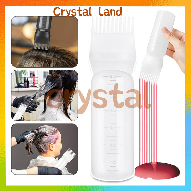 Botol Cat Rambut / Botol Pewarna Rambut / Alat Cat Rambut / Aplikator Cat Sisir / Botol Sisir Salon
