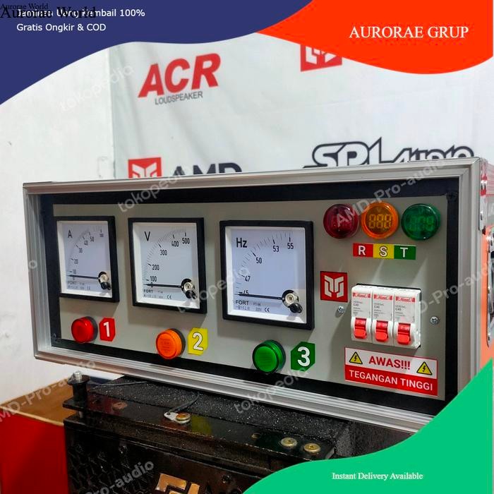 Panel listrik genset sound system 3 phase semi berkualitas bagus