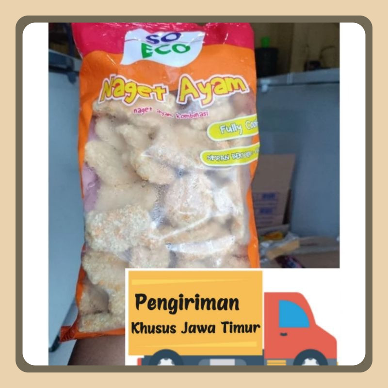 

SO ECO Nugget Ayam 1kg Beku Jawa Timur