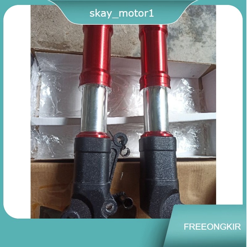 Bottom Shock Depan Tabung Shock Suzuki SMASH Shogun 110 New Shogun 125 CNC