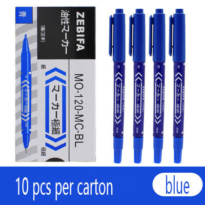 

10 PCS Permanent Markers Pens Manga Waterproof Double Sided Colored Oily Ink Sketch Painting Art School Supplies Stationery