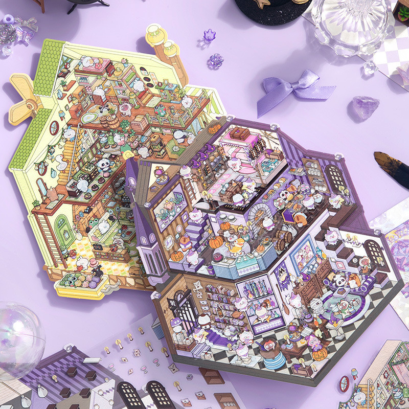 

BIG SIZE STICKER 3D Premium Decoration Creative Mainan Anak Lucu Viral Korea Satisfying Unik