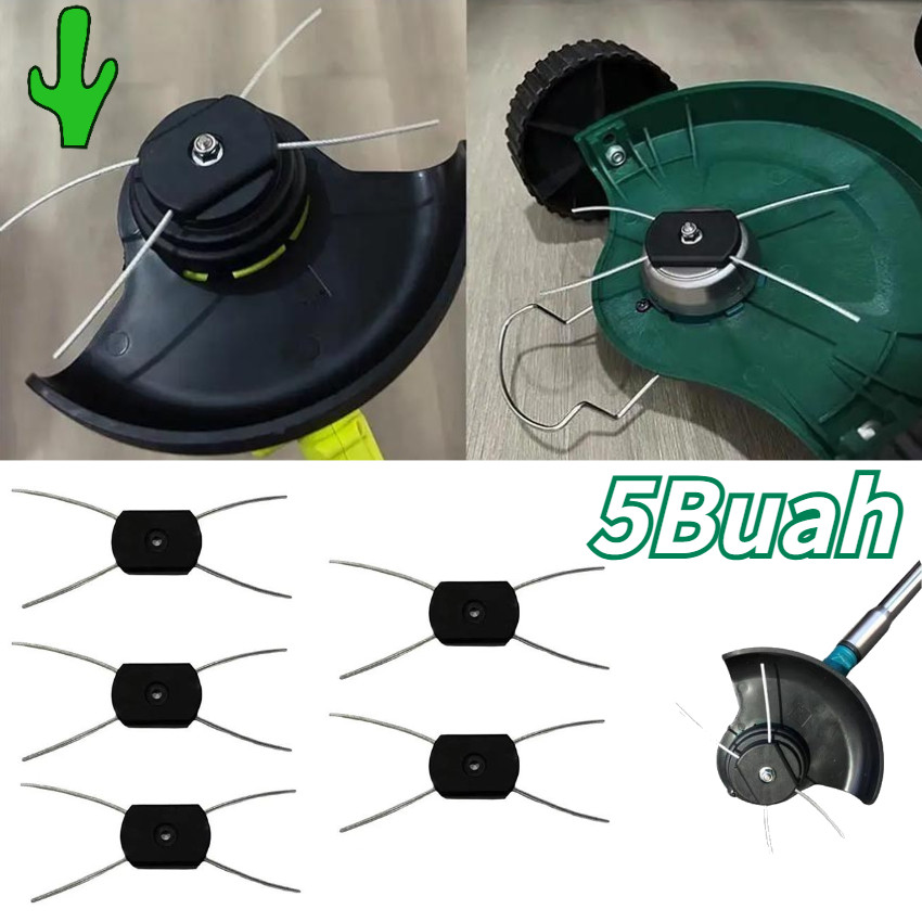 5Buah Mesin Potong Rumput Senar Ubtuk Tali Nylon untuk pembuat rumput tali nilon Trimmer Line Senar 