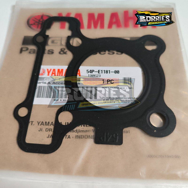 GASKET PAKING CYLINDER HEAD MIO J MIO GT SOUL GT 115 X RIDE 115 FINO 115 ORI YGP 54P-E1181-00