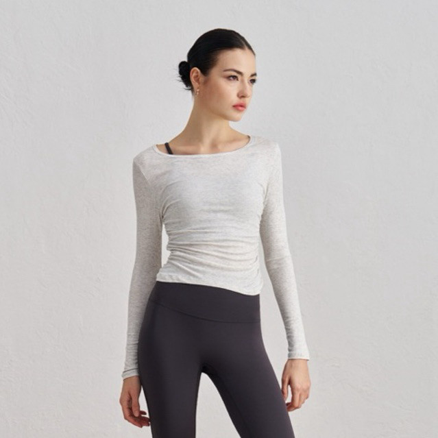 RIBBED LONGSLEEVE TOP - PREMIUM RIBBED TOP MAIA