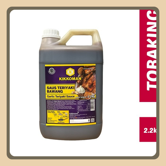 

Kikkoman Saus Garlic Teriyaki Bawang Jerigen 2.2 kg