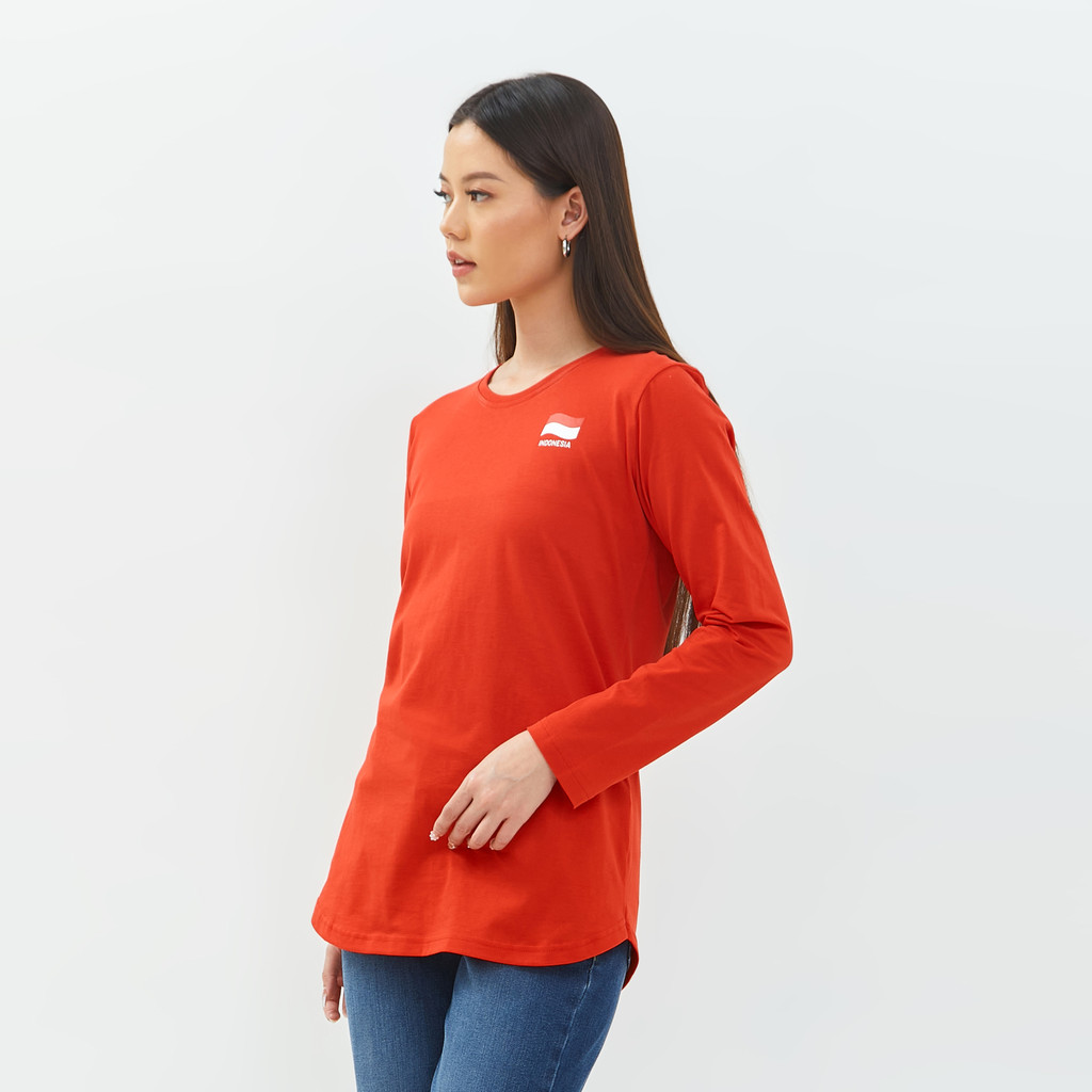 Geela Official - Walanda Red T-Shirt (G.71226) |  Kaos Wanita