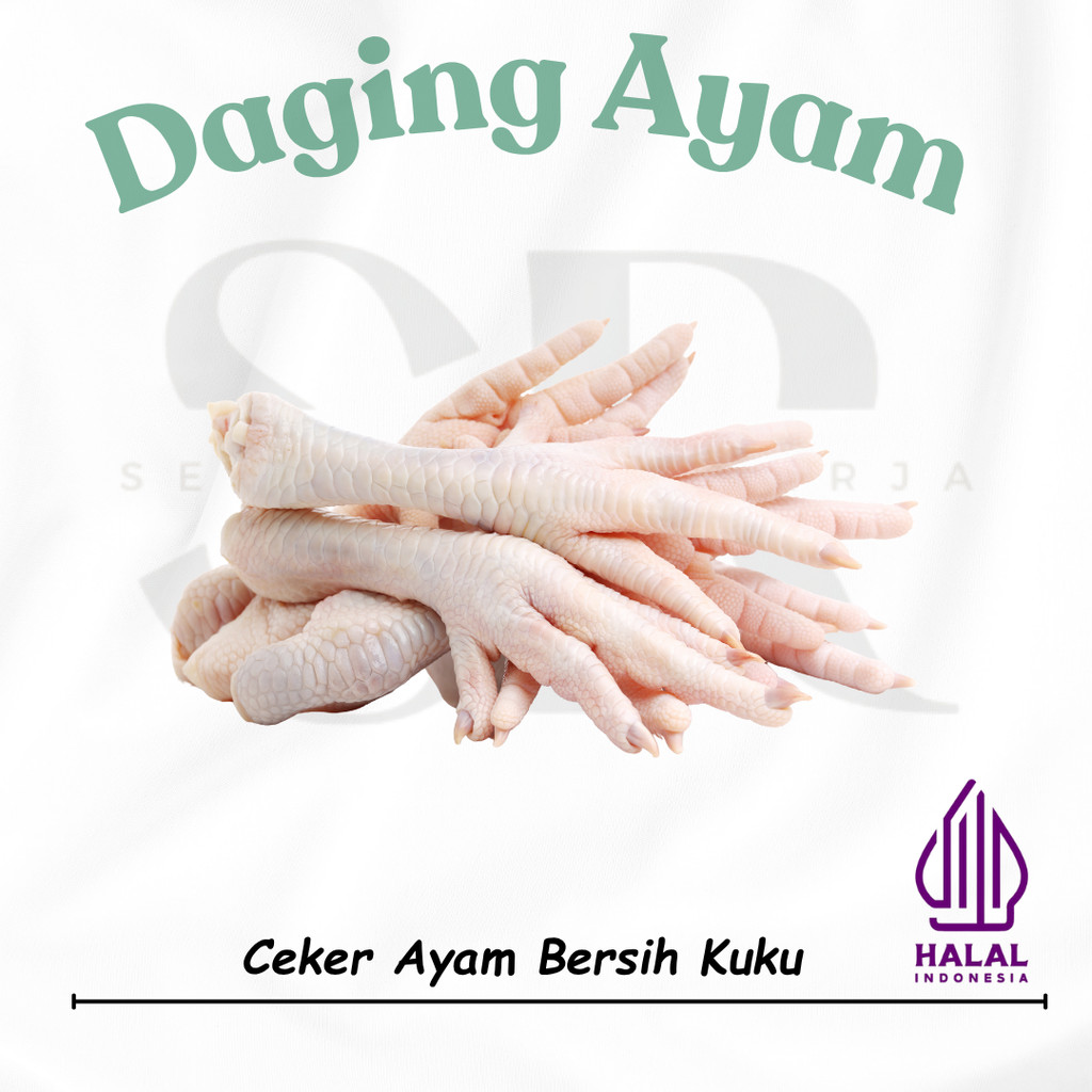 

Ceker Ayam Bersih Tanpa Kuku Frozen 1kg