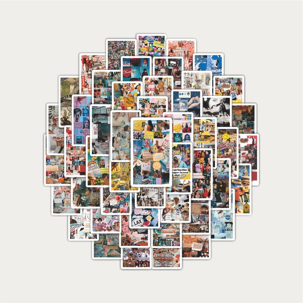 

Sticker Pack Stiker Splice Mosaic Art Versi 1 | Sticker TUMBLR | Stiker LAPTOP KOPER HELM