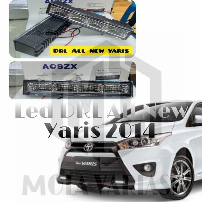 Lampu LED DRL Mobil All New Yaris 2014 - 2015 -ruanggelap
