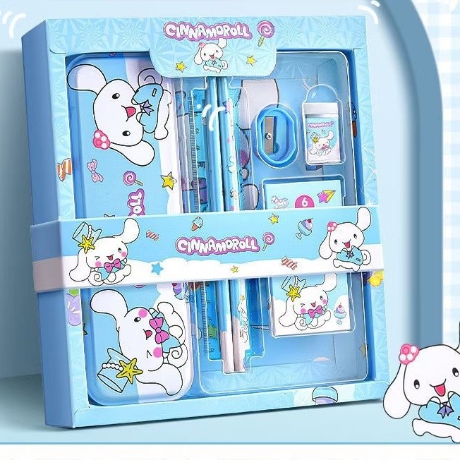 

TEMPAT PENSIL 7 in 1 Stationery Set / Kotak Pensil Anak / Alat Tulis Set Karakter / Kado Anak ATK