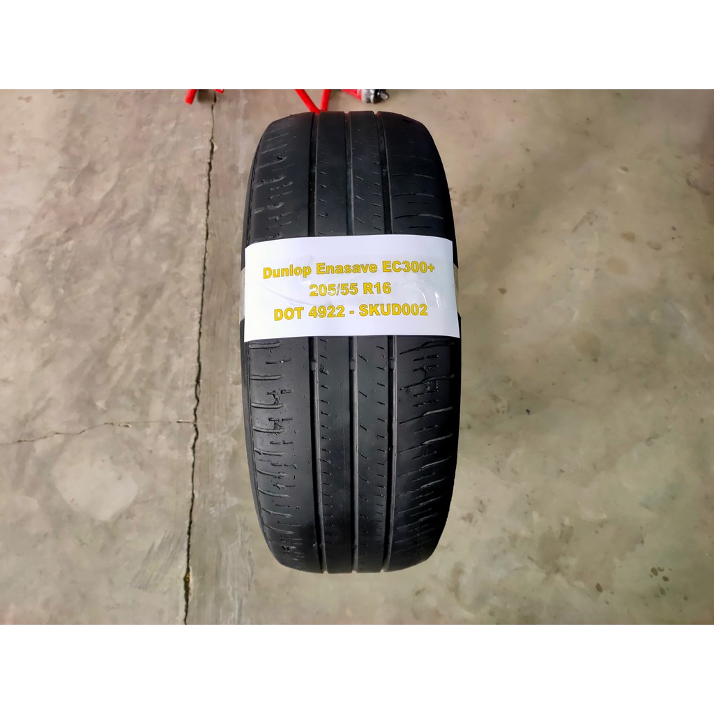 Ban Dunlop 205/55 R16 Enasave EC300+ DOT 4922 Second Bekas Harga 1 buah 205/55R16 - SKUD002