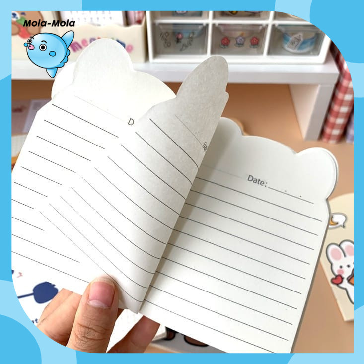 

HL0616 Buku Tulis Mini Lucu Bentuk Telinga / Buku Tulis Mini Notebook / Buku Tulis Memo Kecil Karton / Buku Catatan Cartoon Mini Book Lucu Anak Sekolah Import Y1749