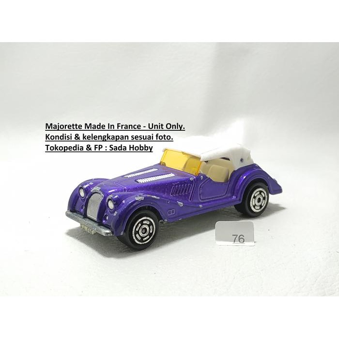 IP3... Diecast Majorette Morgan Ungu France Unit Only 2ND