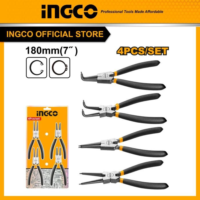TANG CIRCLIP SET 4PCS INGCO HCCPS01180