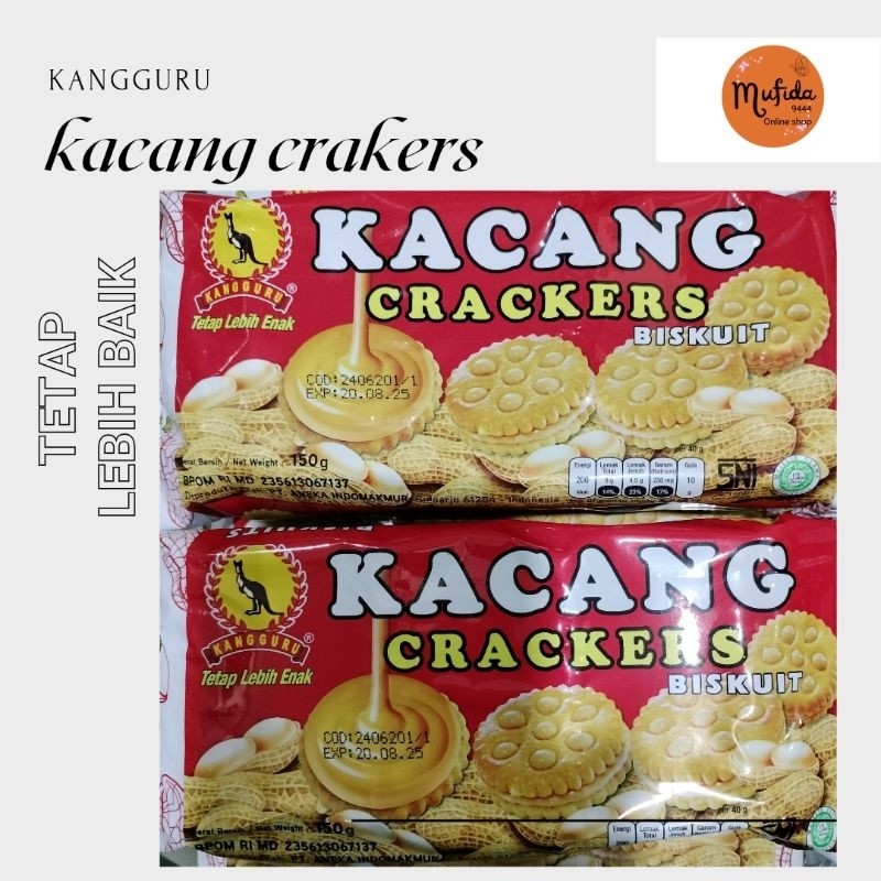 

kangguru kacang crakers biscuit 150gr - ARM