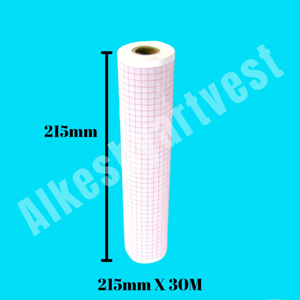 

NEW SALE Kertas ecg ekg 215mm X 30M
