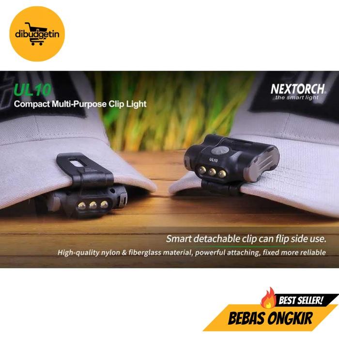 NEXTORCH Senter Klip LED Multifunction 70 Lumens - UL10