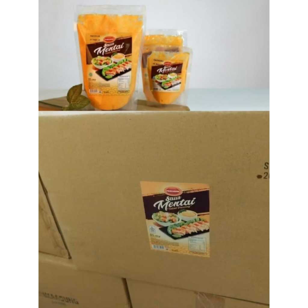 

New (Paket 1 Dus) Grosir Prima Agung Saus Mentai 500gr X 30 Pcs | 1 DusPremium