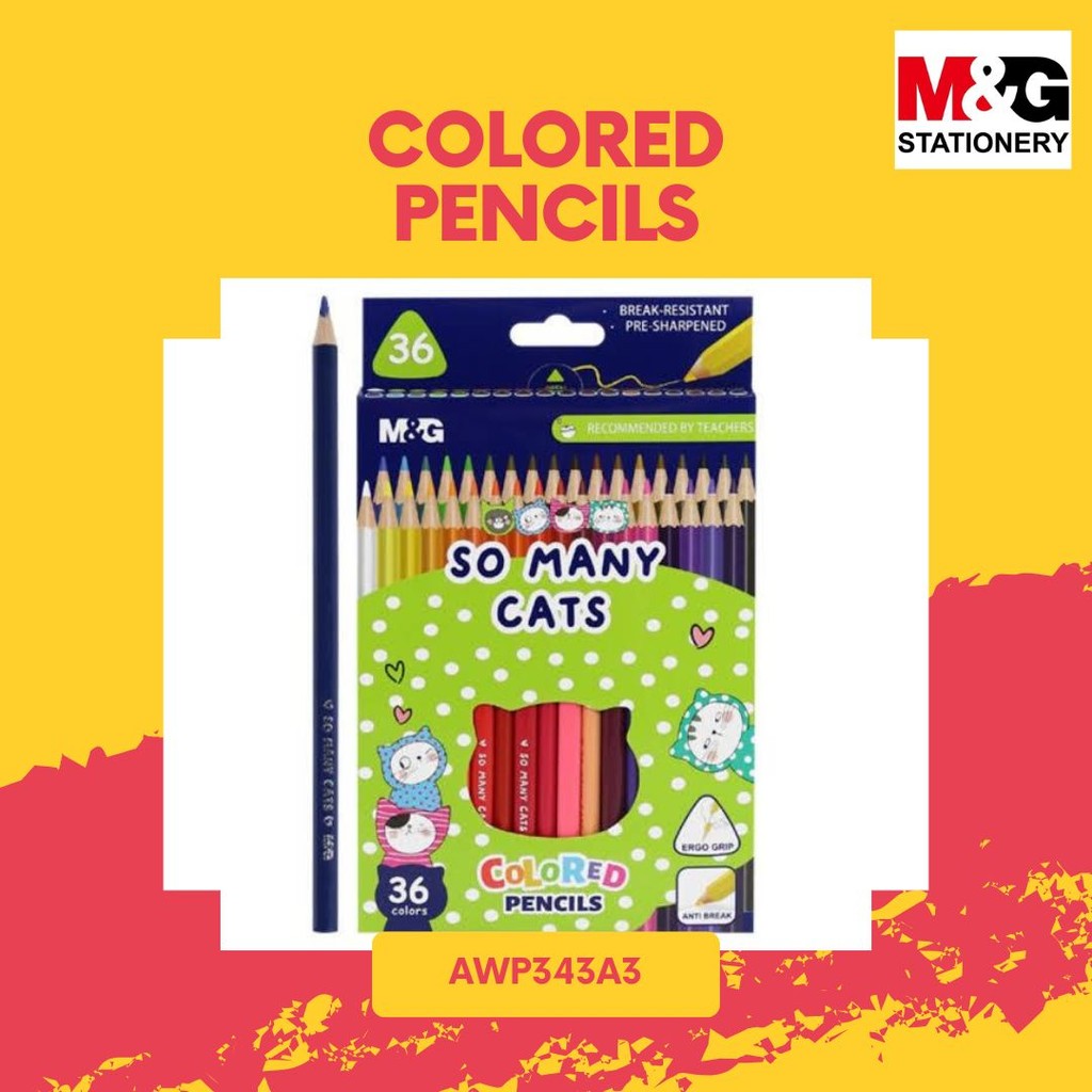 

M&G "So Many Cats" Triangle Color Pencil 36 colors AWP343A3